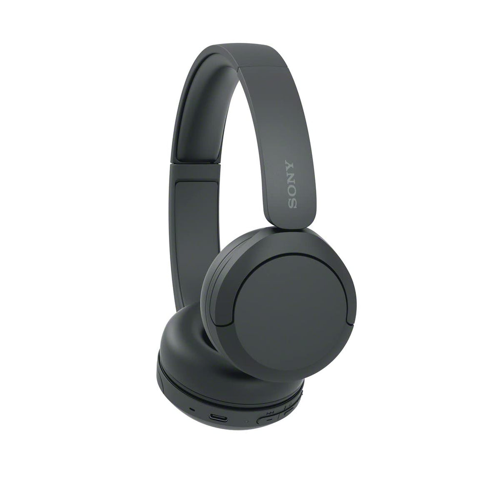 Sony WH-CH520 Wireless Bluetooth Headphones On Ear with Mic, Up to 50Hrs Battery, Quick Charge, DSEE Upscale, Multipoint Connectivity, Voice Assistant, Customized EQ-Blue