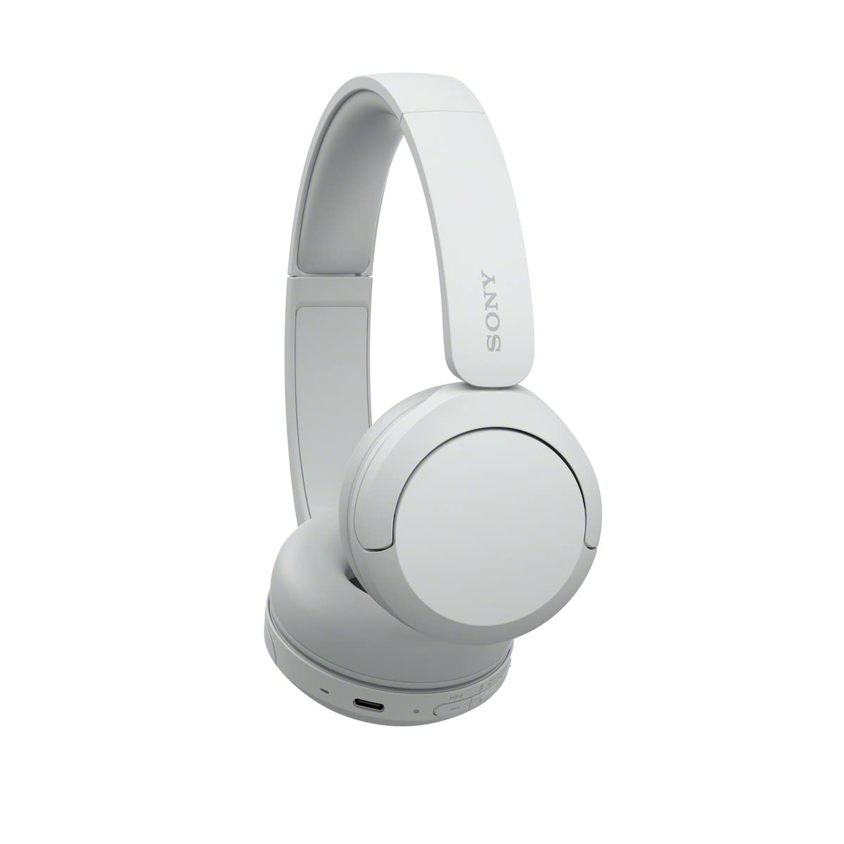 Sony WH-CH520 Wireless Bluetooth Headphones On Ear with Mic, Up to 50Hrs Battery, Quick Charge, DSEE Upscale, Multipoint Connectivity, Voice Assistant, Customized EQ-Blue