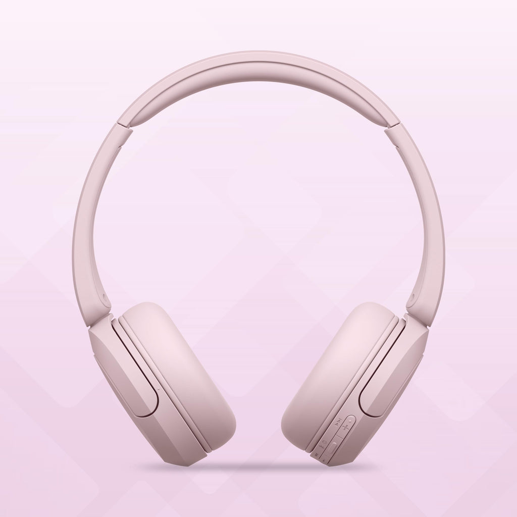 Sony WH-CH520 Wireless Bluetooth Headphones On Ear with Mic, Up to 50Hrs Battery, Quick Charge, DSEE Upscale, Multipoint Connectivity, Voice Assistant, Customized EQ-Blue