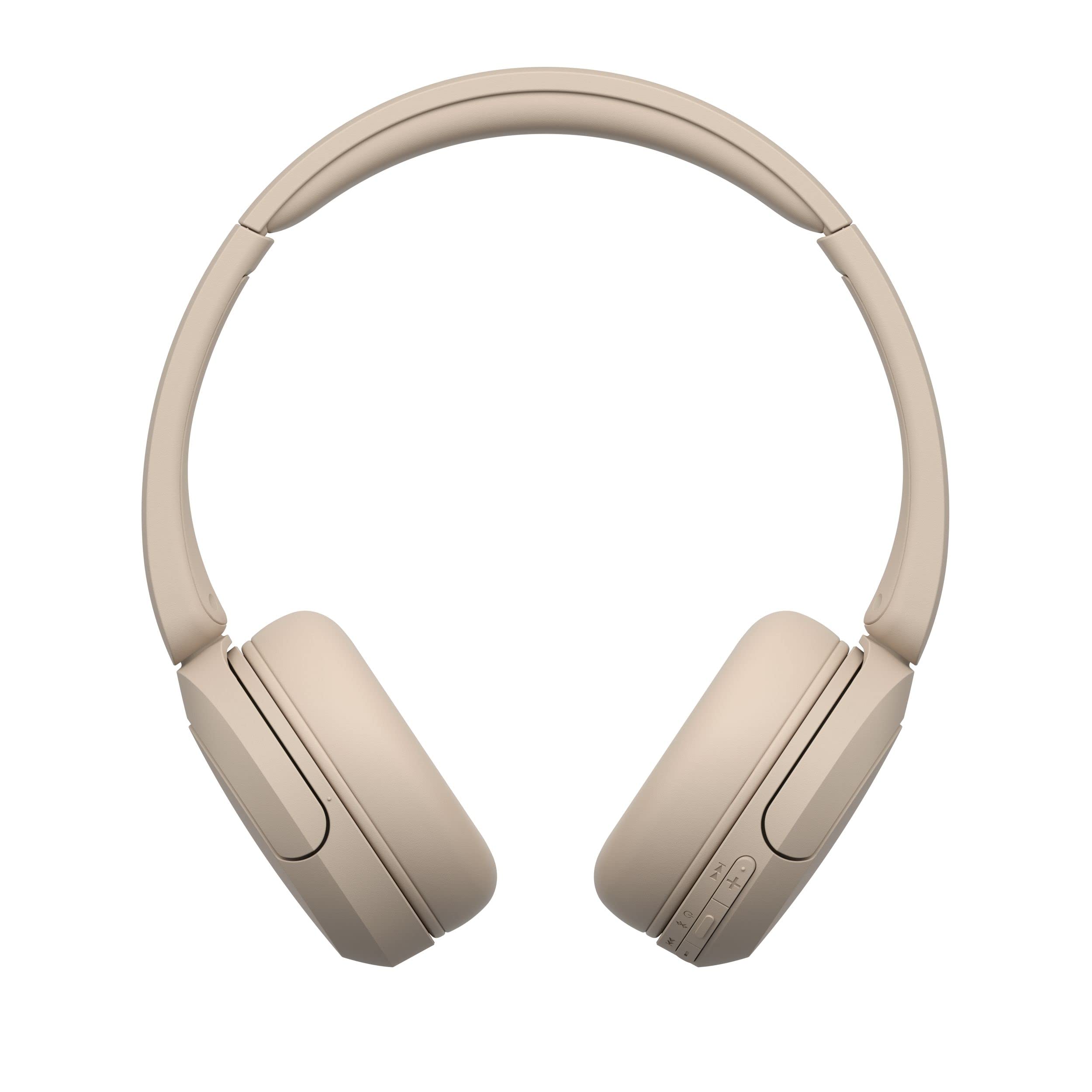 Sony WH-CH520 Wireless Bluetooth Headphones On Ear with Mic, Up to 50Hrs Battery, Quick Charge, DSEE Upscale, Multipoint Connectivity, Voice Assistant, Customized EQ-Blue