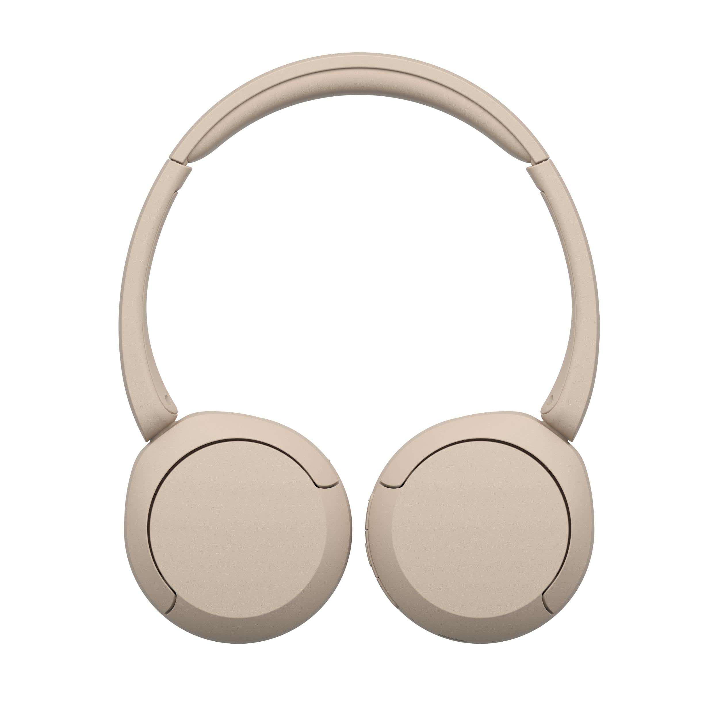 Sony WH-CH520 Wireless Bluetooth Headphones On Ear with Mic, Up to 50Hrs Battery, Quick Charge, DSEE Upscale, Multipoint Connectivity, Voice Assistant, Customized EQ-Blue