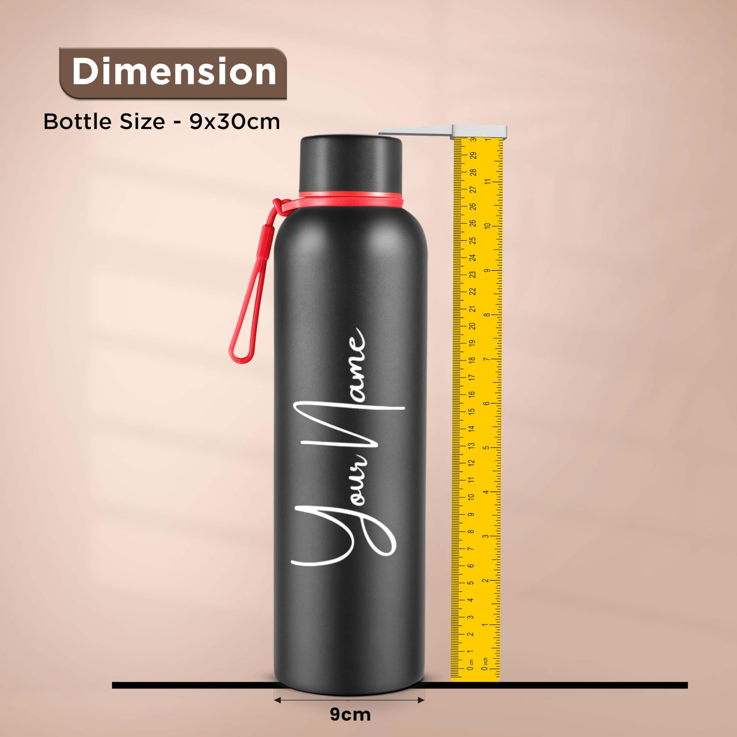 Pexpo Bravo 1000 ISI Certified Stainless Steel Water Bottle - 980ml | Double Wall Vacuum Insulated Flask | Hot & Cold Thermos | Leakproof | Ideal for Home, Office, Gym, Outings - Military Green
